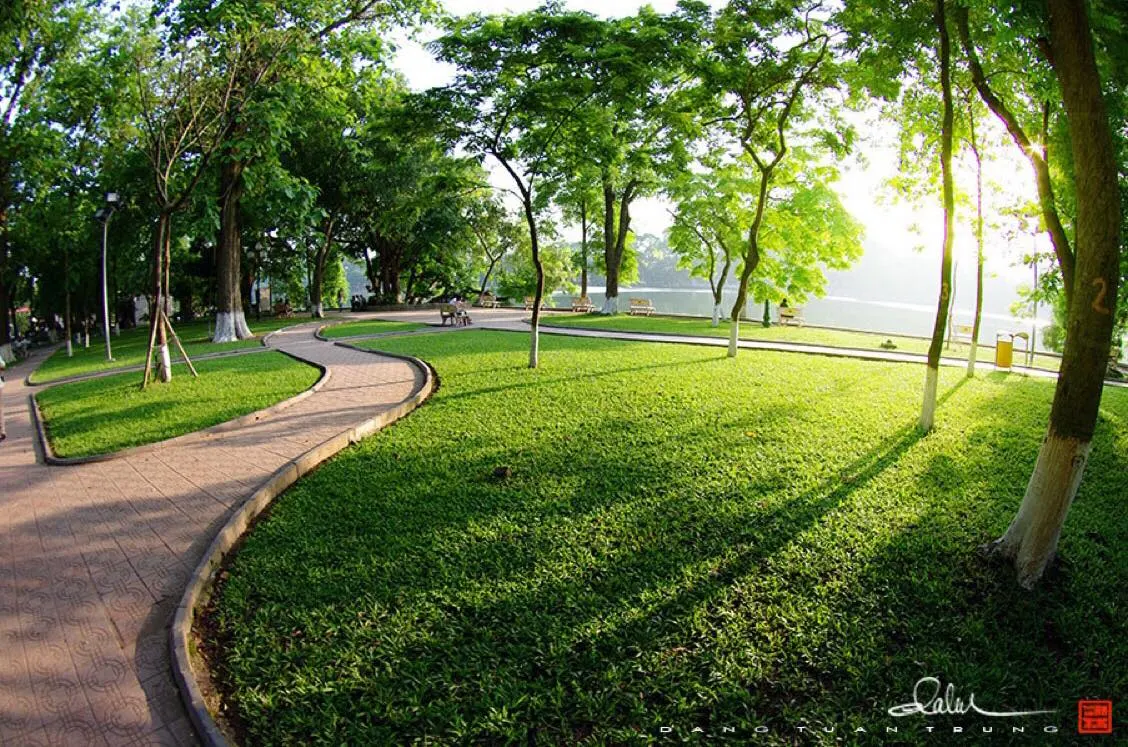 Mặt nước và cỏ cây – Sắc hồn đô thị