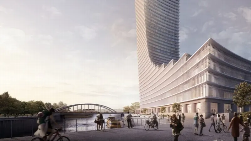 Kiến trúc sư David Chipperfield tiết lộ thiết kế tòa tháp cao nhất Hamburg, Đức