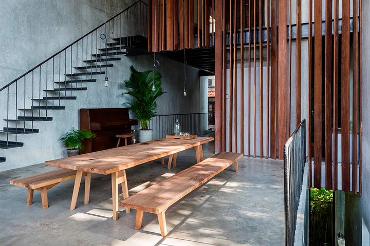 Vẻ đẹp của ngôi nhà chạm vào thiên nhiên