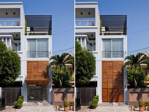 Những giải pháp cho nhà có mặt tiền hẹp