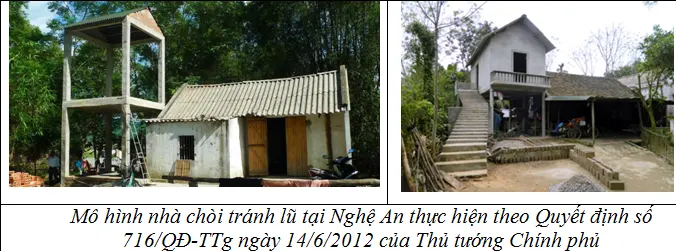 Áp dụng thiết kế điển hình, thiết kế mẫu cho công tác xây dựng nhà ở vùng thiên tai tại miền Trung