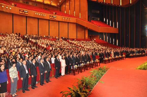 Tổng Bí thư Nguyễn Phú Trọng dự Lễ kỷ niệm 60 năm ngày truyền thống ngành Xây dựng Việt Nam
