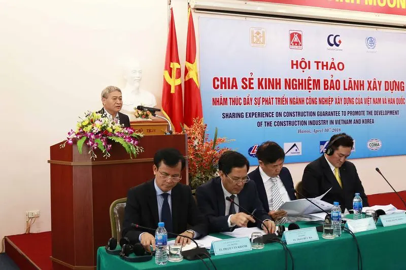 Chia sẻ kinh nghiệm bảo lãnh xây dựng của Việt Nam và Hàn Quốc