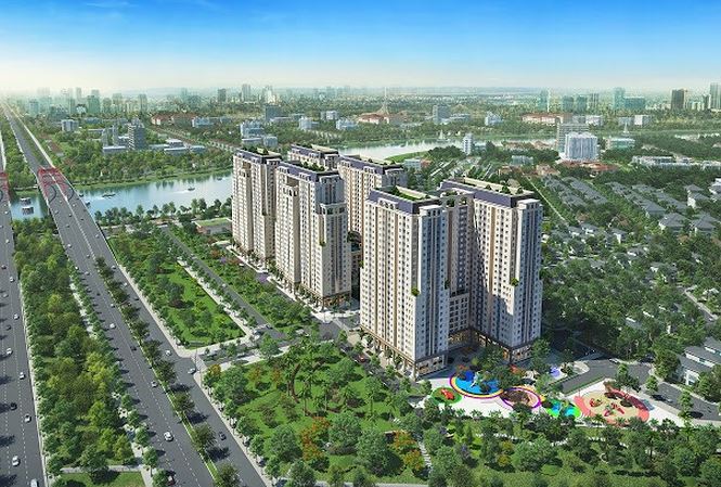 Ra mắt tháp Sapphire – Khu cao ốc ven sông Dream Home Riverside