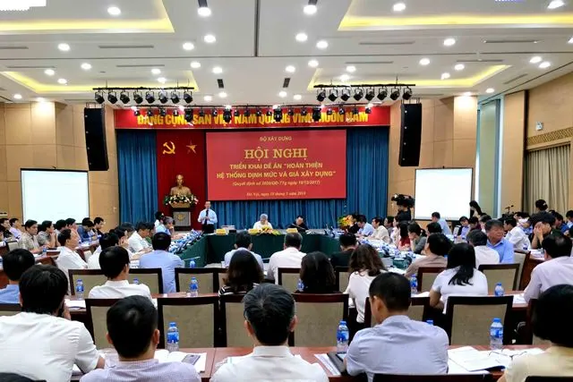 Hội nghị triển khai thực hiện Đề án “Hoàn thiện hệ thống định mức và giá xây dựng”