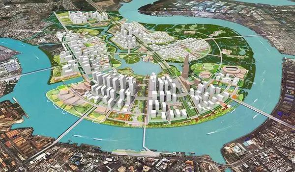 Lùm xùm bản đồ quy hoạch Thủ Thiêm
