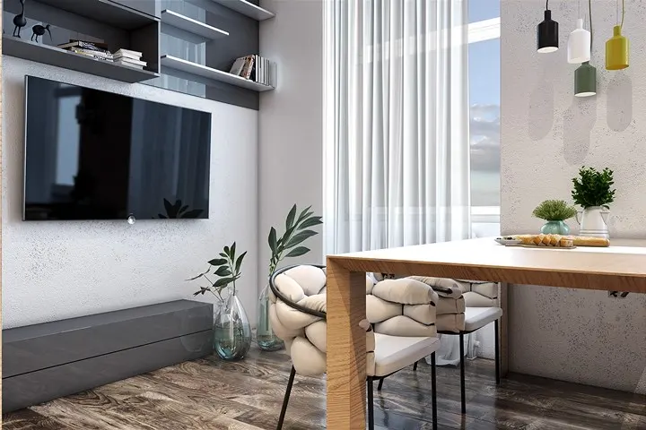 Căn hộ nhỏ tiện nghi nhờ thiết kế mở