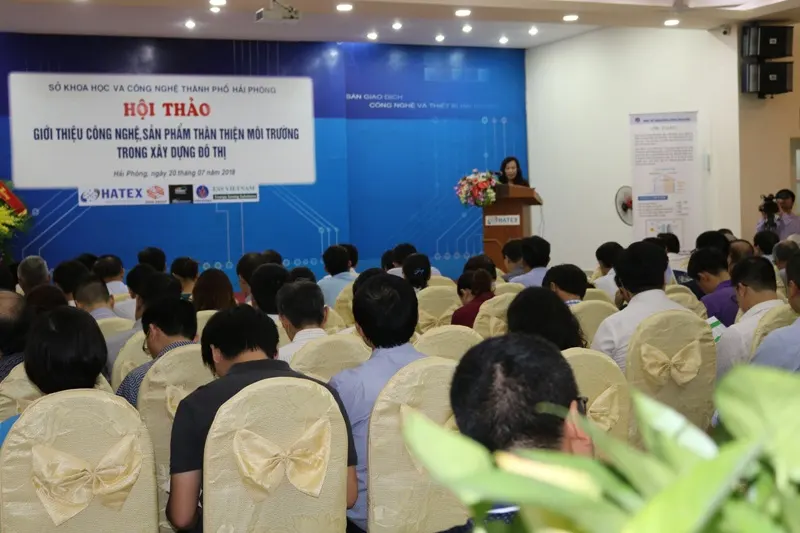 Hội thảo “Giới thiệu công nghệ, sản phẩm thân thiện với môi trường trong xây dựng đô thị”