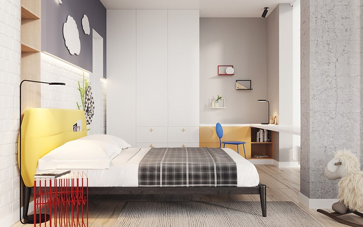 Căn hộ trang trí đơn giản theo phong cách Scandinavian