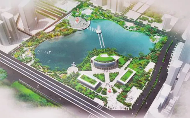 Công viên trăm tỷ ở Hà Nội vẫn ‘đắp chiếu’