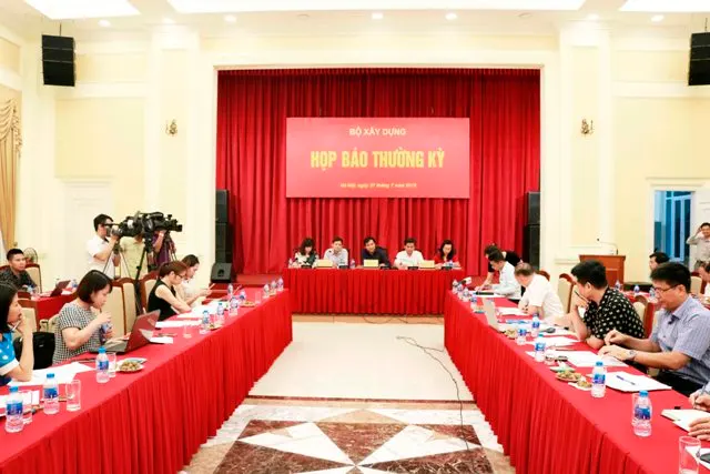 Bộ Xây dựng tổ chức họp báo Quý II/2018