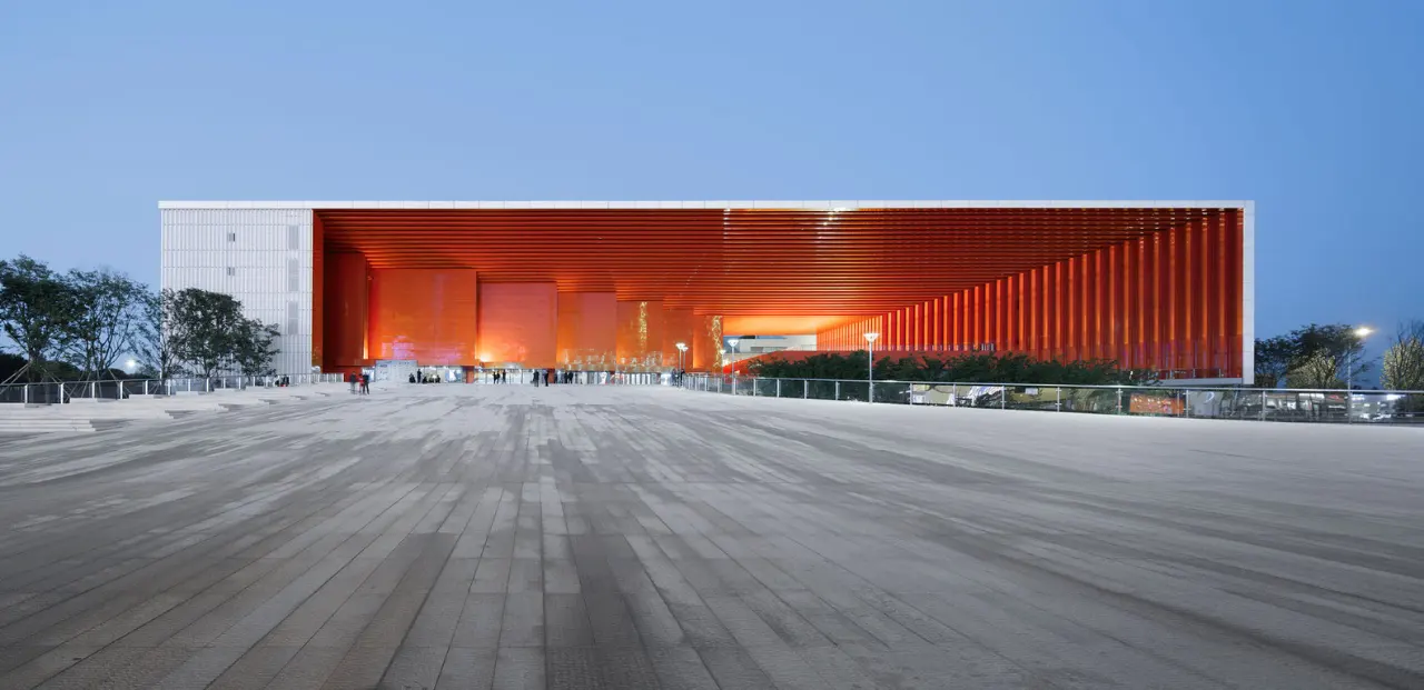 yiwu-cultural-square-uad-04-main-entrance-lighting-effect