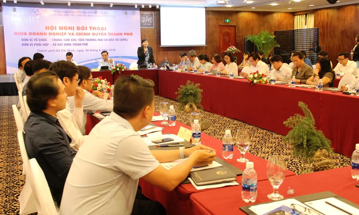 TP. Hồ Chí Minh: Đối thoại với doanh nghiệp xây dựng và bất động sản