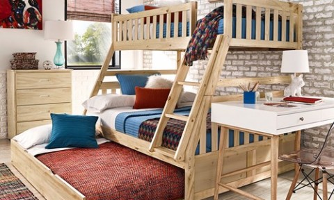 Mẫu giường tầng tiết kiệm diện tích dành cho trẻ em