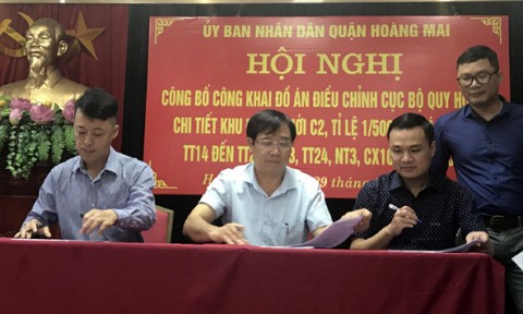 Hà Nội: Phê duyệt điều chỉnh quy hoạch khu đô thị mới C2 quận Hoàng Mai