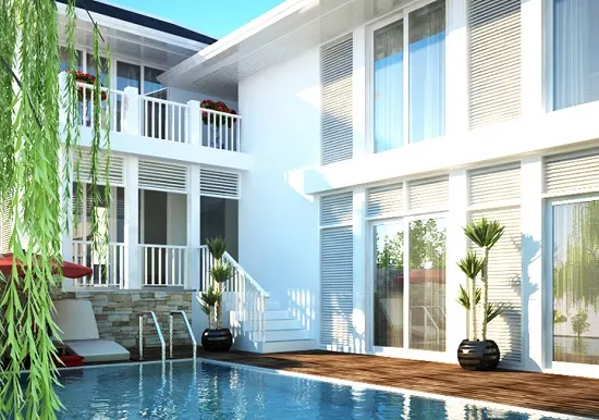 Xu hướng xây nhà với cửa nhôm kính