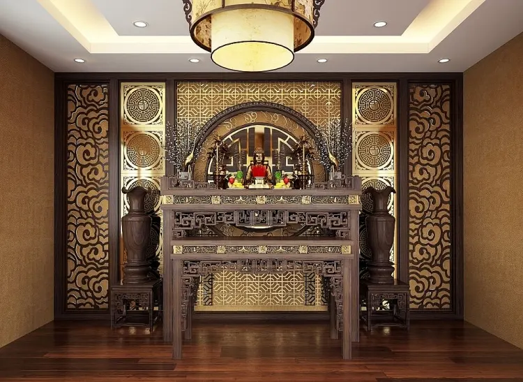 Bài trí ban thờ chuẩn phong thủy