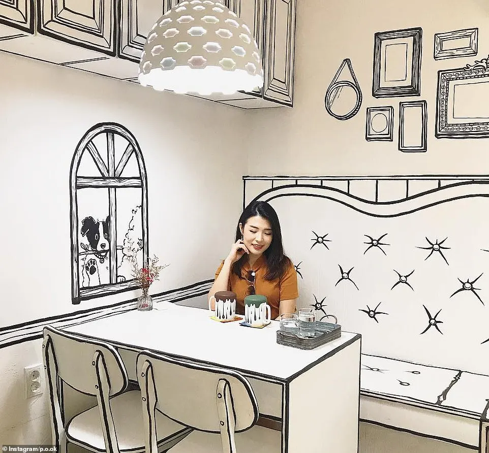 Quán cà phê truyện tranh ở Hàn Quốc