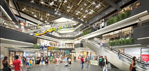 Alpha Mall với quy mô lên đến 8 tầng.
