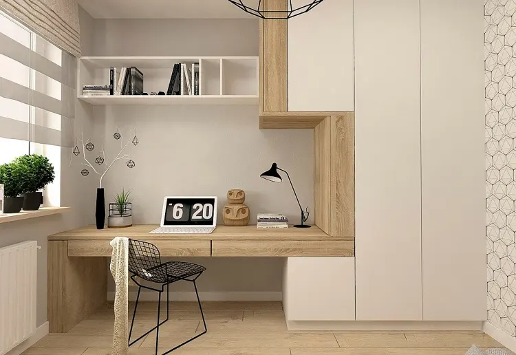 Góc làm việc xinh xắn dành cho căn hộ nhỏ