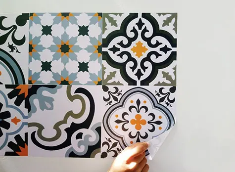 Decal gạch bông – giải pháp trang trí nhà cho người bận rộn