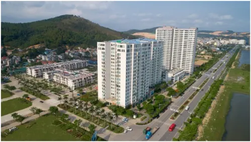 Không gian sống xanh tại Green Bay Garden Hạ Long