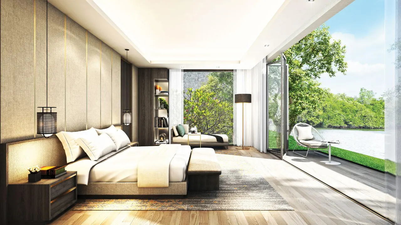 Phòng ngủ thiết kế theo xu hướng mở