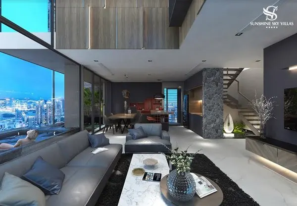 Sky Villas chính là chuẩn mực của phong cách sống mới, đẳng cấp, riêng biệt và hưởng thụ - đích ngắm của giới siêu giàu trên toàn thế giới.