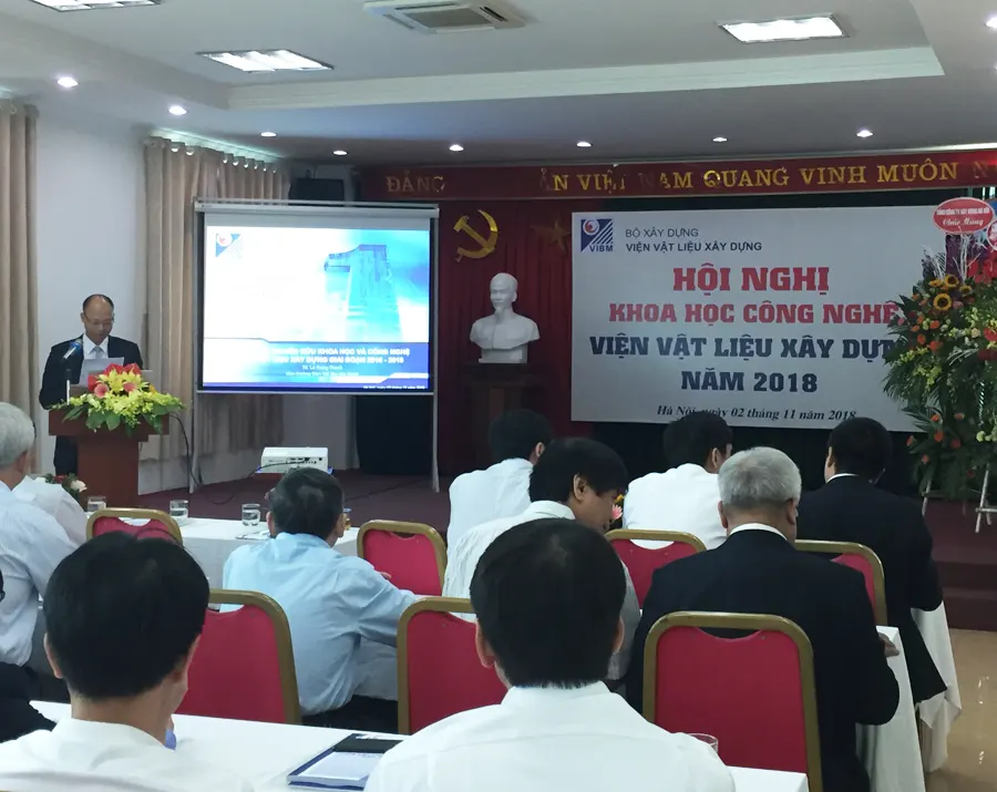 Hội nghị khoa học công nghệ vật liệu xây dựng năm 2018