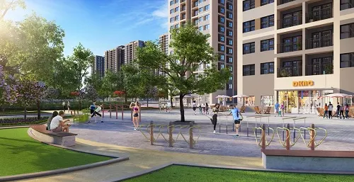 Phối cảnh tiện ích cảnh quan lý tưởng ở VinCity Ocean Park