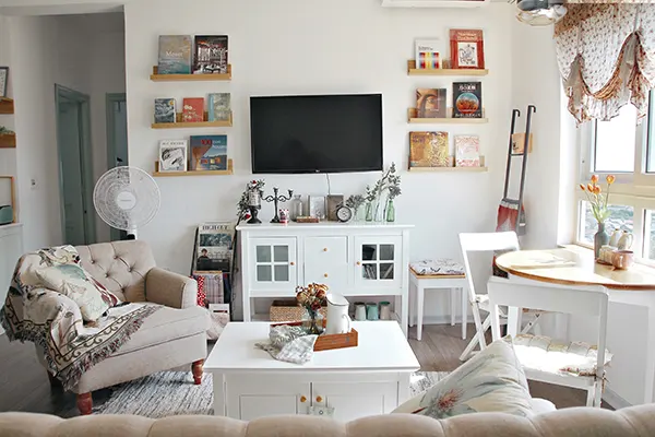 Căn hộ 61m2 nhỏ xinh, lãng mạn