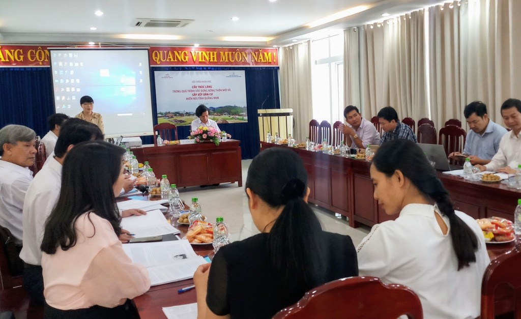 Nghiên cứu Cấu trúc làng và sắp xếp, bố trí dân cư vùng dân tộc thiểu số trong xây dựng nông thôn mới tỉnh Quảng Nam