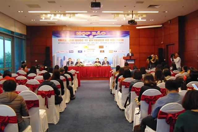 Họp báo giới thiệu Triển lãm Quốc tế Xây dựng VIETBUILD Hà Nội 2018 lần ba