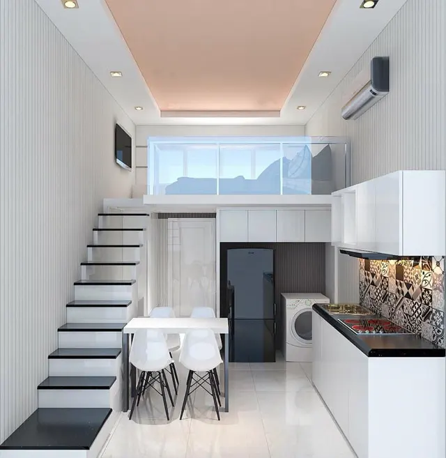 Diện tích nhỏ nhưng được trang bị tiện ích đầy đủ, các khu nhà cho thuê dài hạn là lựa chọn tối ưu cho người có thu nhập thấp