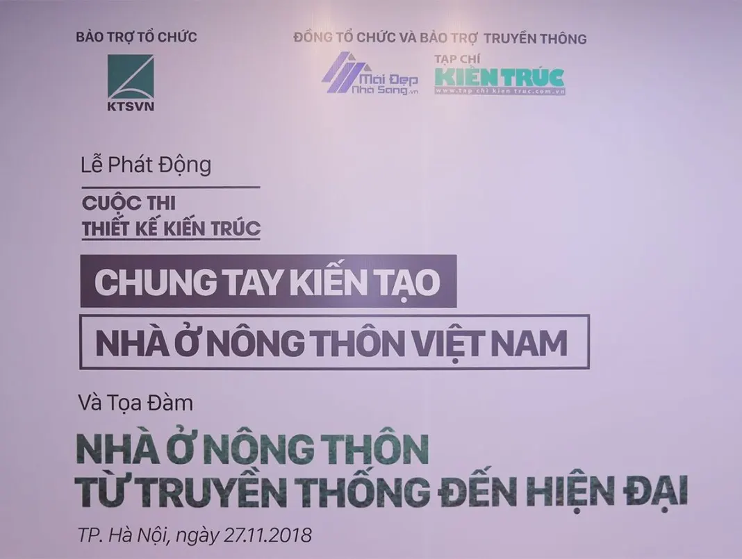 Phát động Cuộc thi Thiết kế kiến trúc: “Chung tay kiến tạo nhà ở nông thôn Việt Nam”