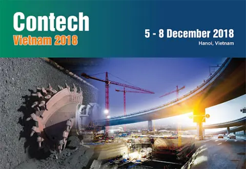 Từ ngày 5 – 8/12: Triển lãm CONTECH VIETNAM 2018 sẽ diễn ra tại Hà Nội