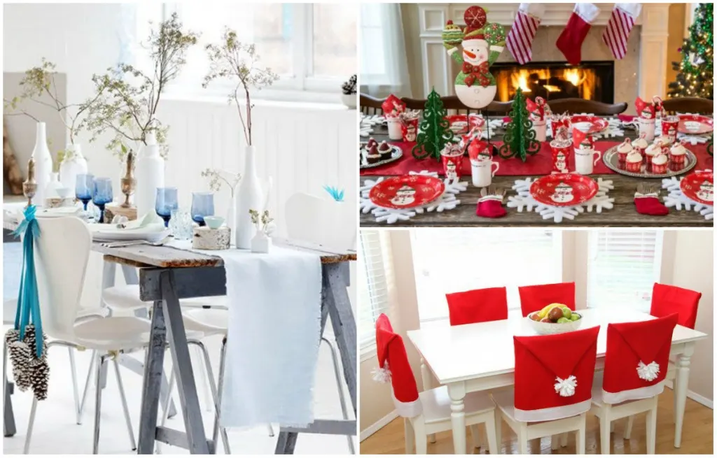 Chỉ cần một chút khéo léo, bạn đã có một bàn ăn mang đậm màu sắc Noel