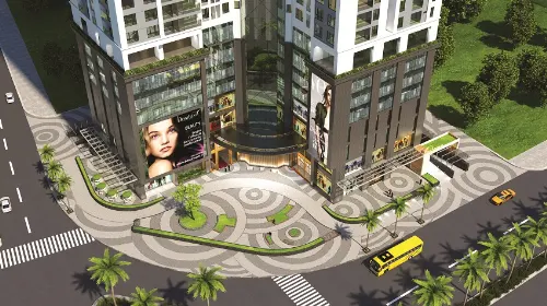 Golden Park Tower tiếp giáp 3 mặt đường lớn. Hotline: 098.151.3838