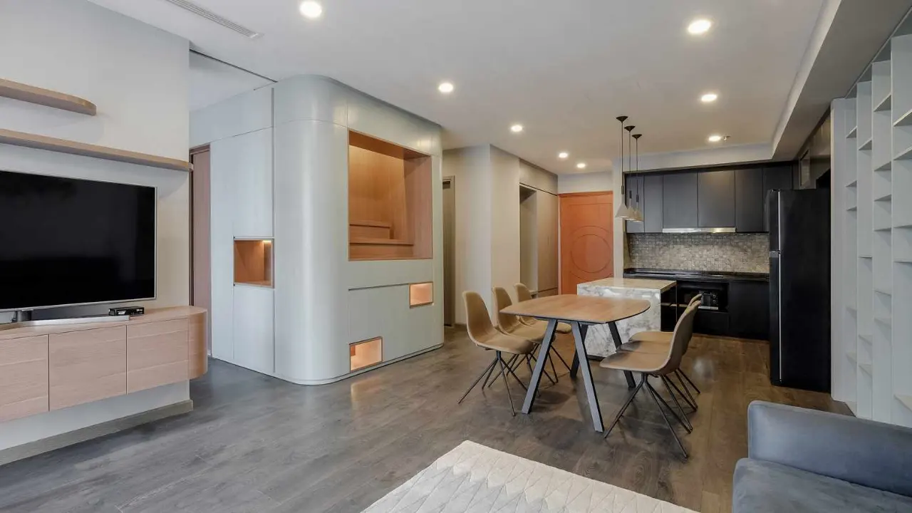 Căn hộ P02 ở Hà Nội bởi Comma Studio