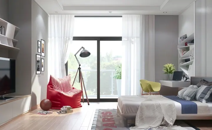 Phòng ngủ tuyệt đẹp dành cho bạn trẻ