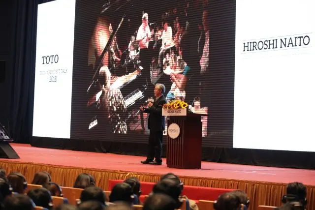 Kiến trúc sư Hiroshi Naito diễn thuyết tại sự kiện Architect Talk 2018