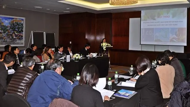 Hội thảo “Phát thải khí nhà kính trong sản xuất vật liệu xây dựng”