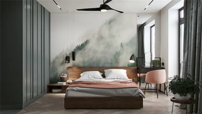 Dù chỉ có một phòng ngủ duy nhất nhưng nội thất bên trong vẫn được bố trí vô cùng tinh tế