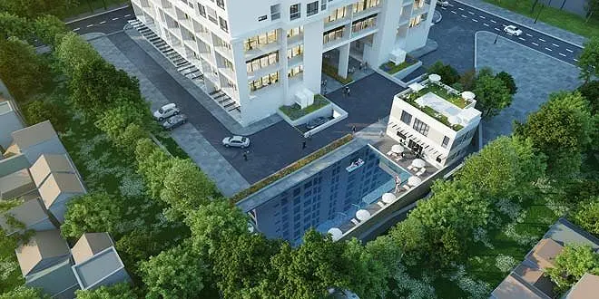 Bể bơi ngoài trời - Tiện ích nổi bật tại Athena Complex Vân
