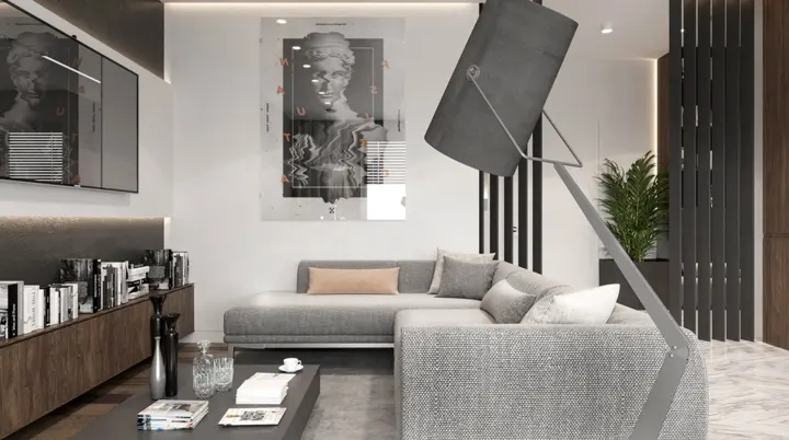 Căn hộ 52m2 được thiết kế rộng rãi, thoáng mát