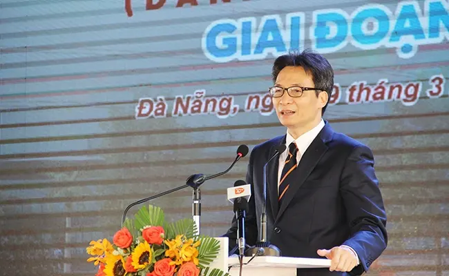 Phó thủ tướng Vũ Đức Đam phát biểu tại lễ khánh thành