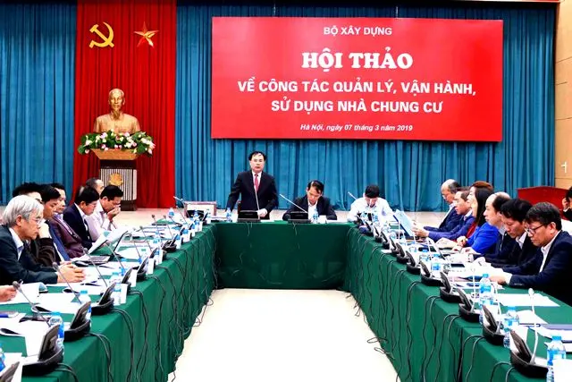 Hội thảo về công tác quản lý, vận hành, sử dụng nhà chung cư