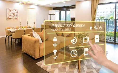 Công nghệ thông minh được ứng dụng trong căn hộ Imperia Sky Garden