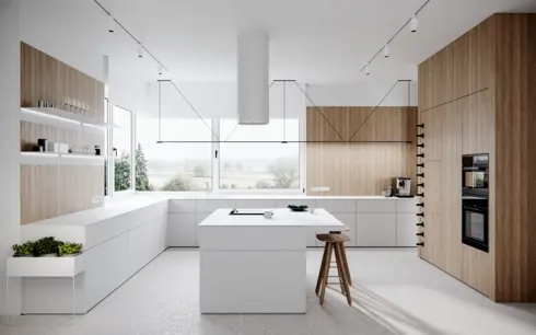 Mẫu tủ bếp đẹp cho căn hộ chung cư