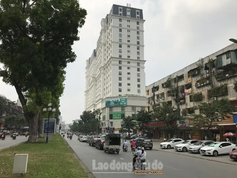 Tòa nhà D2 Giảng Võ, một trong số ít dự án cải tạo chung cư cũ được triển khai